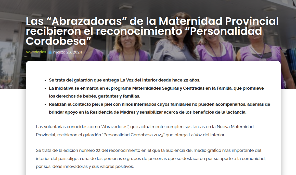 Reconocimiento Personalidad Cordobesa